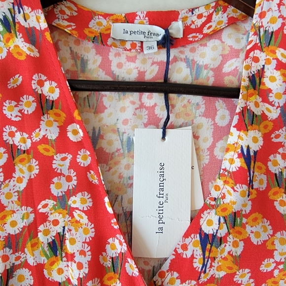 La Petite Francaise Ressource Front Pocket Ruffle Floral Dress - Picture 11 of 11